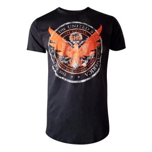Image of The Division - Shd Emblem Logo Mens Small T-Shirt - Black