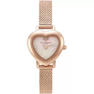 Image of Ladies Olivia Burton Mini Heart Blush Watch