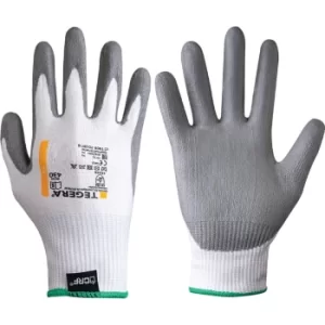 Image of 430 Tegera Cut 3 Pu Palm Coat Gloves Grey Size 9