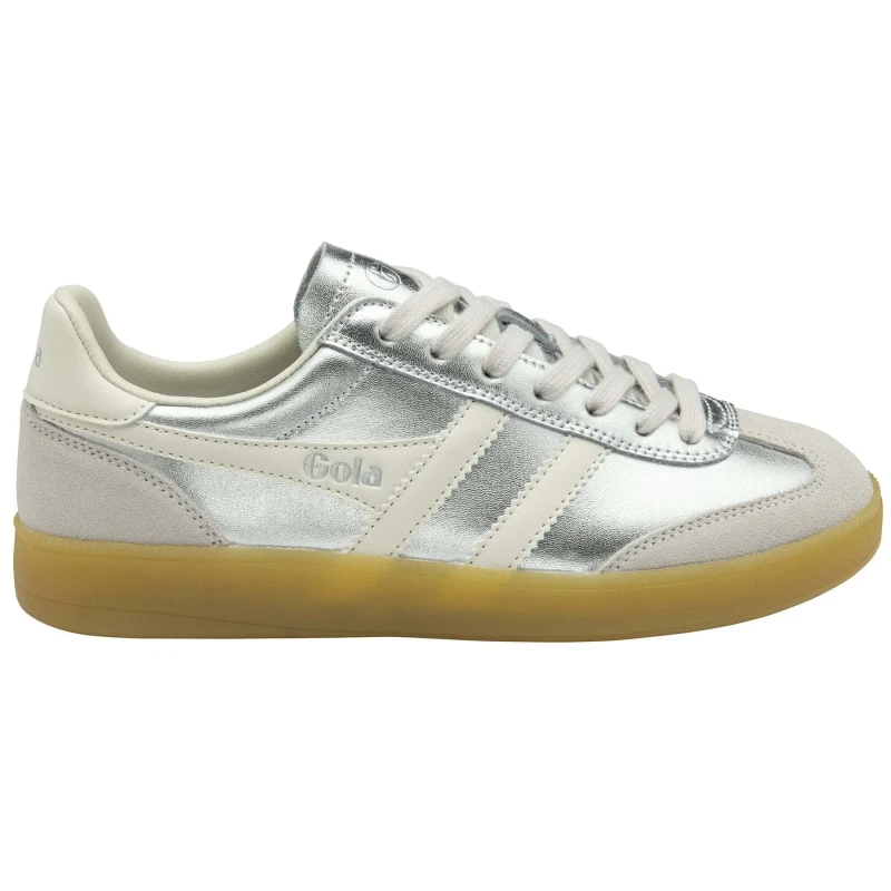 Image of Gola Womens Trainers Gola Viper Metallic Trainer Argente Female 41