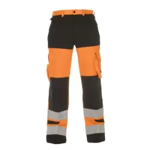 Image of Hertford High Visibility Trouser Two Tone Orange/Black - Size 44R