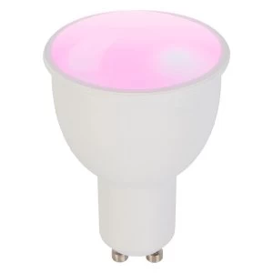 Image of TCP Smart WiFi Dimmable Colour Changing to Warm White LED GU10 35W Light Bulb - No Hub Required