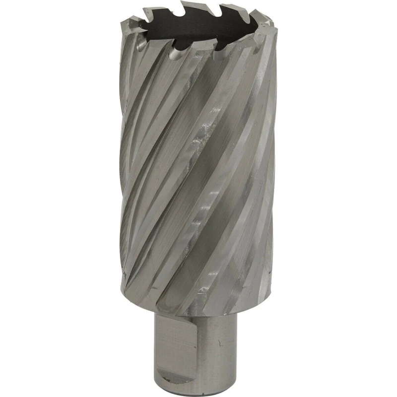 Image of Loops 35mm x 50mm Depth Rotabor Cutter - M2 Steel Annular Metal Core Drill 19mm Shank Metallics