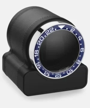 Image of Scatola del Tempo Watch Winder Rotor One Grey Blue Bezel