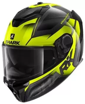 Image of Shark Spartan GT Carbon Shestter Helmet, black-yellow, Size 2XL, black-yellow, Size 2XL