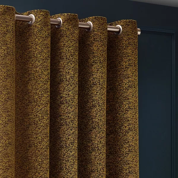 Image of Galaxy Gold Eyelet Curtains Galaxy Gold