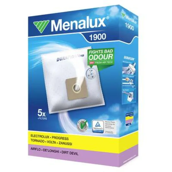 Image of Menalux 1900 Vacuum cleaner bag 5 pc(s)