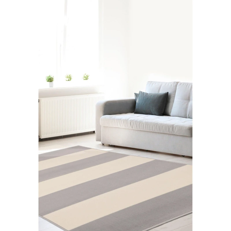 Image of Homemaker Maestro Bold Line Rug Grey Grey unisex 160x230cm