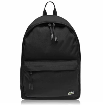Image of Lacoste Logo Backpack - Black