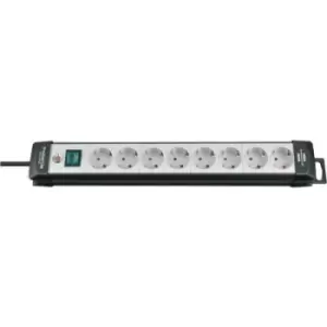 Image of Brennenstuhl 1951580100 Power strip (+ switch) 8x Black, White PG connector
