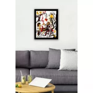 Image of SC0138 Multicolor Decorative Framed MDF Painting