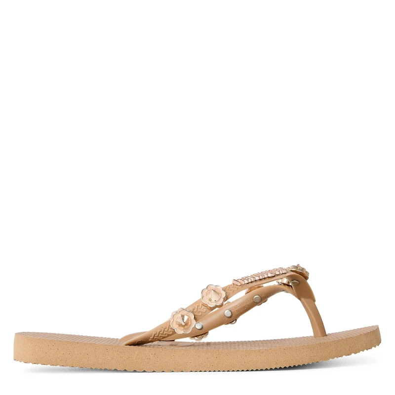 Image of Havaianas Unisex Kids Flip Flops Rose Gold unisex 1/2