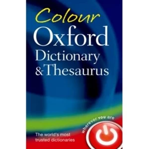 Image of Colour Oxford Dictionary & Thesaurus by Oxford Dictionaries (Paperback, 2011)