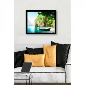 Image of SC1246 Multicolor Decorative Framed MDF Painting