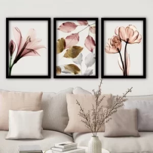 Image of 3SC194 Multicolor Decorative Framed Painting (3 Pieces)