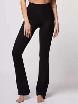 Image of TLC Sport Performance Medium Compression Slim Fit Bootleg Legging - Black, Size S, Inside Leg 32, Women