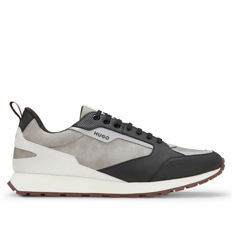 Image of Hugo Icelin Running Trainers Grey male UK 5