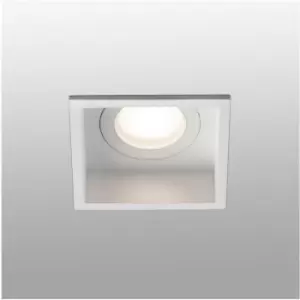 Image of Faro Barcelona - Faro Hyde - White square Recessed Downlight IP44, GU10
