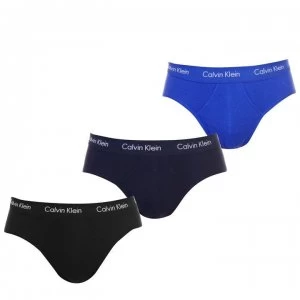 Image of Calvin Klein 3 Pack Briefs - Blk/Nvy/Blu