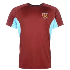 Image of Source Lab West Ham United T Shirt Mens - Red