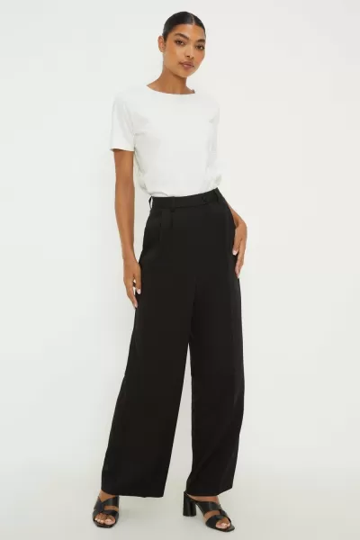 Image of Pleated Wide Leg Trouser