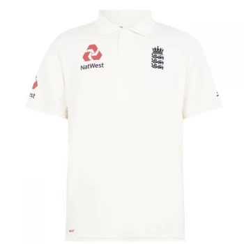Image of New Balance England Cricket Replica Test Shirt - White
