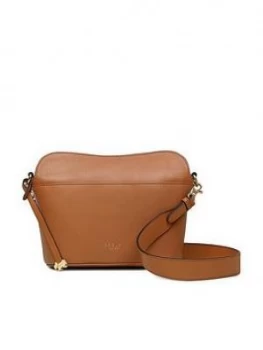 Image of Radley Asher Way Medium Zip Top Cross Body Bag - Dark Butter