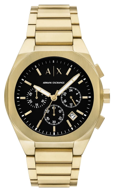 Image of Armani Exchange AX4180 Mens Chronograph (42mm) Black Dial Watch