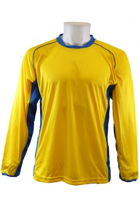 Image of Carta Sport Carta Sport Men London Panel Jersey Football Shirt in Yellow Size: large Yellow L Male 5063107212467