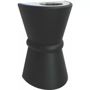 Image of Loops - Outdoor IP44 Twin Wall Light Sconce Up & Down Light Black LED E27 60W