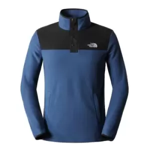 Image of The North Face The North Face Homesafe Snap Fleece Top Mens - Blue