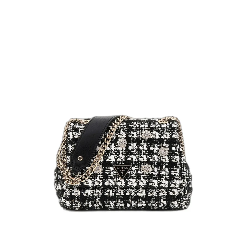 Image of Guess Convertible Handbag For Her Guess Everlee Noir Female TU