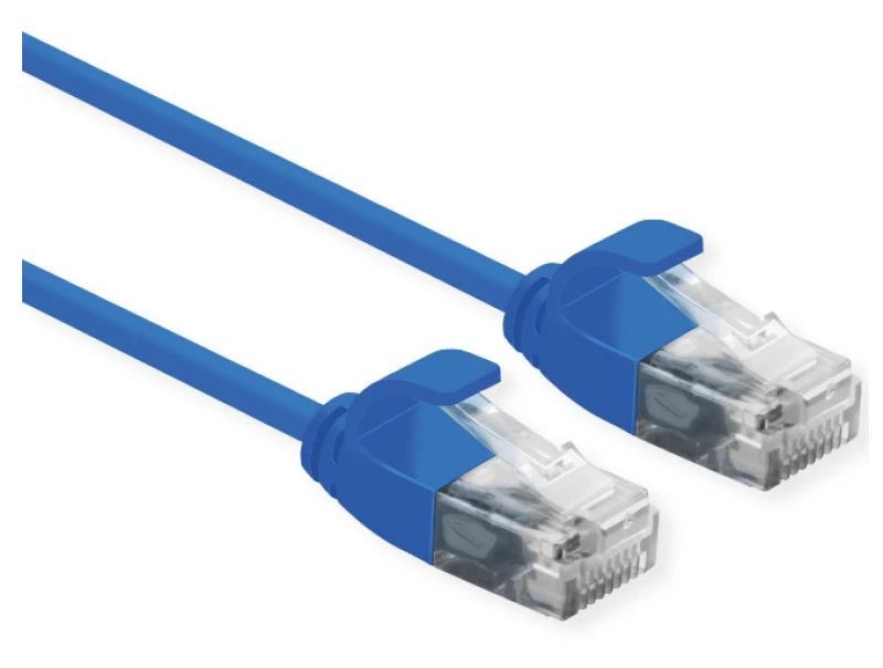Image of ROLINE 21.15.3947 networking cable Blue 5m Cat6a U/UTP (UTP)