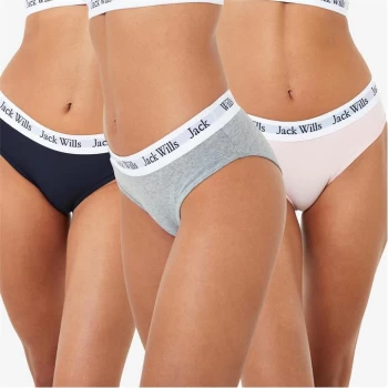 Image of Jack Wills Wilden Multipack Boy Pants 3 Pack - Pink/Navy/Grey