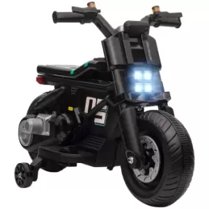 Image of Homcom 6V Kids Electric Ride-on Motorcycle W/ Siren Horn Headlights Music