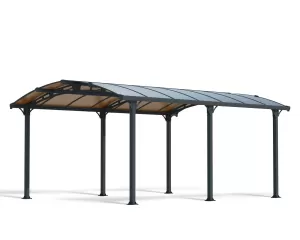 Image of Palram Tucson 5000 Garden Gazebo - Grey