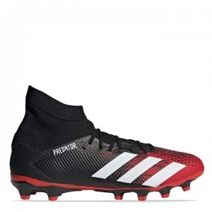 Image of adidas Predator 20.3 Football Boots Multi Ground - Blk/White/Red