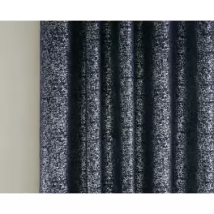 Image of Halo Pair of 229x229cm Blackout Curtains, Navy