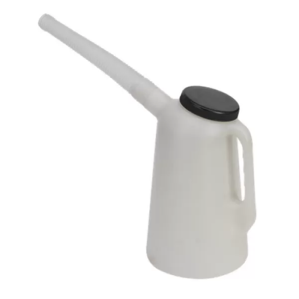 Image of Sealey JDL2 Oil Container with Lid & Flexi-Spout 2ltr