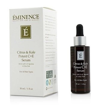 Image of Eminence Citrus & Kale Potent C+E Serum - For All Skin Types 30ml/1oz