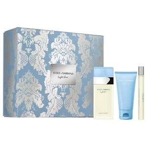 Image of Dolce & Gabbana Light Blue Gift Set 50ml Eau de Toilette + 50ml Body Cream + 10ml Eau de Toilette