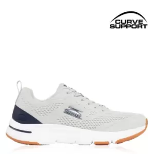 Image of Slazenger Curve Support E-Mesh Trainers Mens - Grey