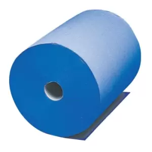 Image of Solent Cleaning SFR350-2B Blue 2-Ply Floorstand Rolls (Pk-2)