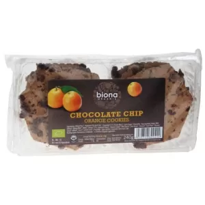 Image of BIONA - Organic Chocolate Chip + Orange Cookies