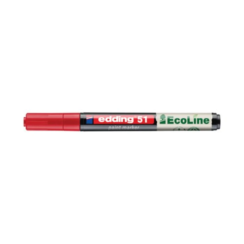 Image of Edding Edding E-51 Water-Based Paint Marker Fine Red (Pack of 10) 4-51-002/10 4-51-002/10