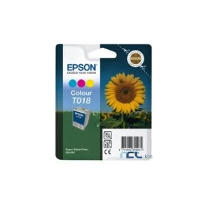 Image of Epson Sunflower T018 Colour Ink Cartridge