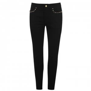 Image of Escada Rivet-Embellished Jeans - A001