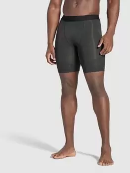 Image of Reebok Workout Ready Compres/sion Brief, Black, Size L, Men