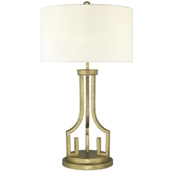 Image of Lemuria - 1 Light Table Lamp Gold, E27 - Elstead