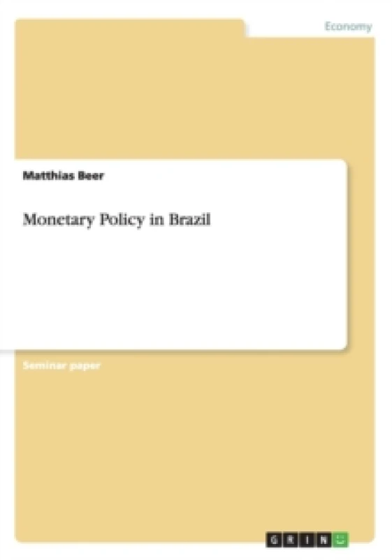 Image of Monetary Policy in Brazil Paperback / softback